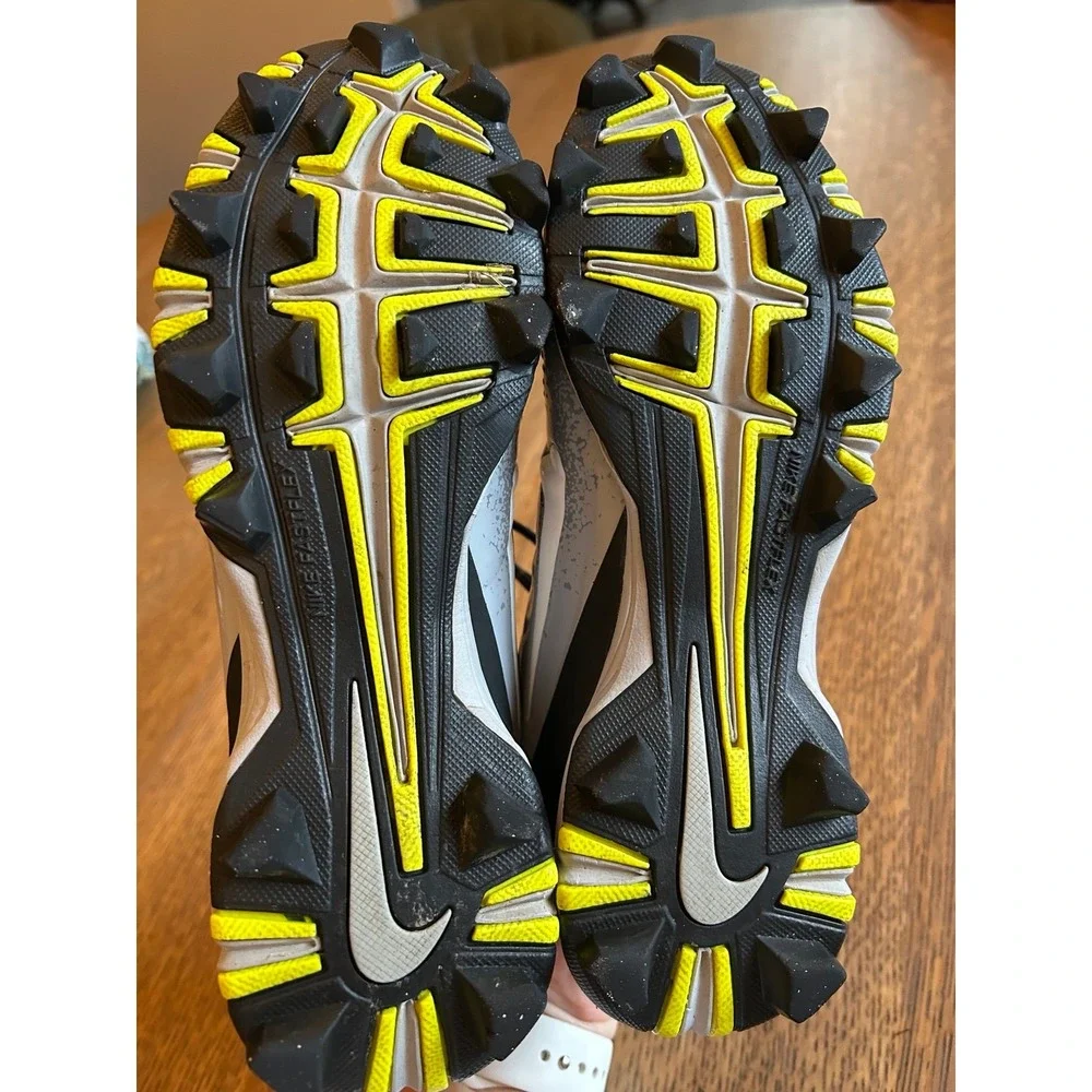 Nike Vapor Youth Cleats‎ – Size 5.5 – Black, Gray & Lime Green